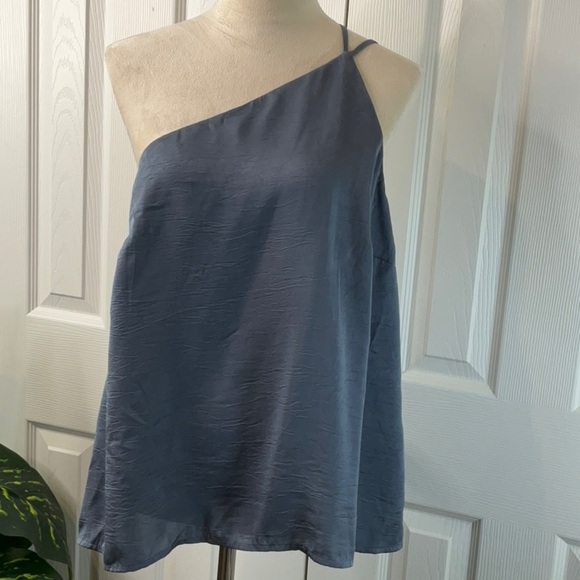 A New Day Women's Size Large L One
Shoulder Tank Top Blue Size L - Picture 2 of 9
